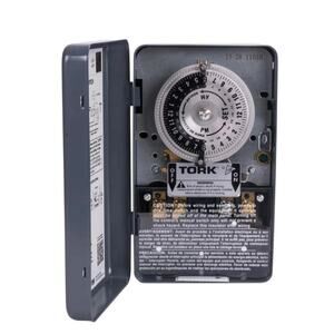 Tork 1101b Spst 40a 120v 24hr. Dial Timer Mechanical Time Switch